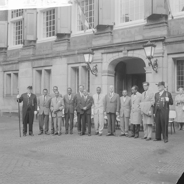 New Guinea Council visitors in Amsterdam, 7 September 1961.
