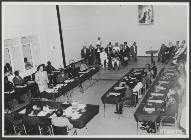 The opening of the New Guinea Council in Hollandia on 5 April 1961.