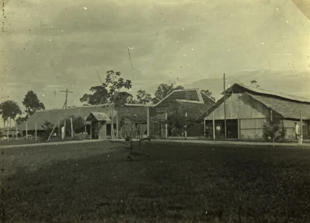 Barracks at the Tanahmerah detention settlement, KITLV 400106. Photograph date not established.