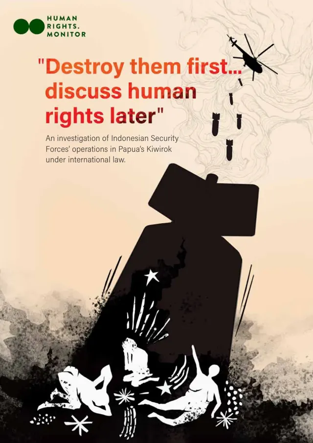 Human Rights Monitor’s investigation of military attacks, damage and displacement in Kiwirok.
