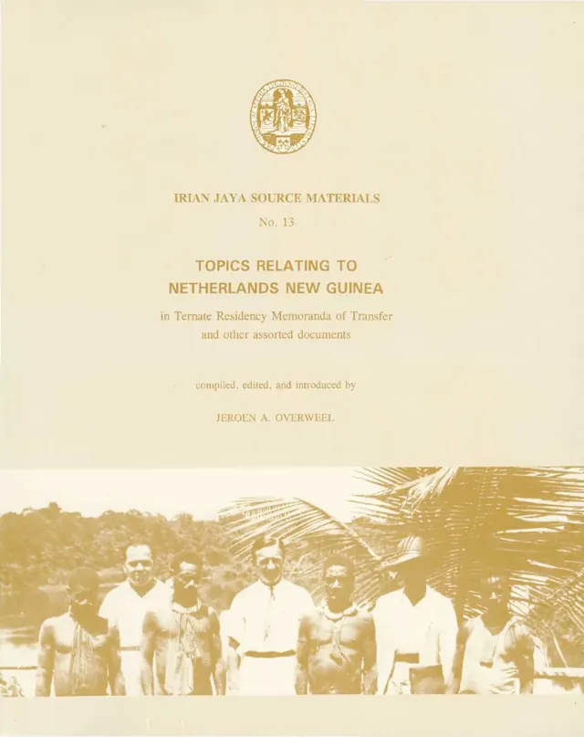 Nineteenth-century New Guinea memoranda. J. A. Overweel · PACE collection · 1995.