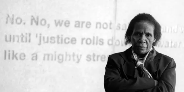Yosepha Alomang, photographed in the Goldman Prize profile of its 2001 recipient.